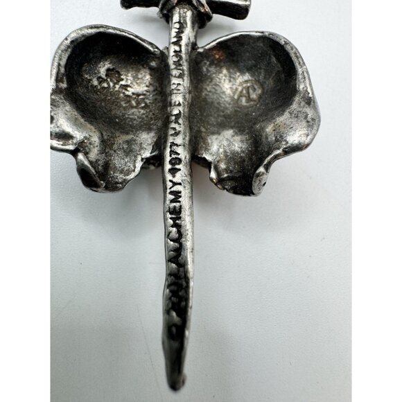 Alchemy Gothic Final Rest Pendant  Goth 2007 Skull Cross Pewter DISCONTINUED - Picture 4 of 6